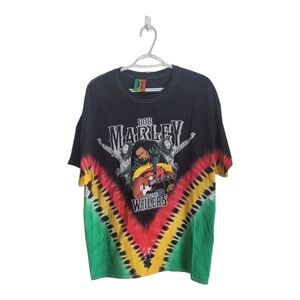 Bob Marley Tie-Dye T-Shirt Marley Jamaica Collection XL Music Reggae